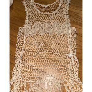 Iris Los Angeles Crocheted Women’s Vest Size M/L Preowned
